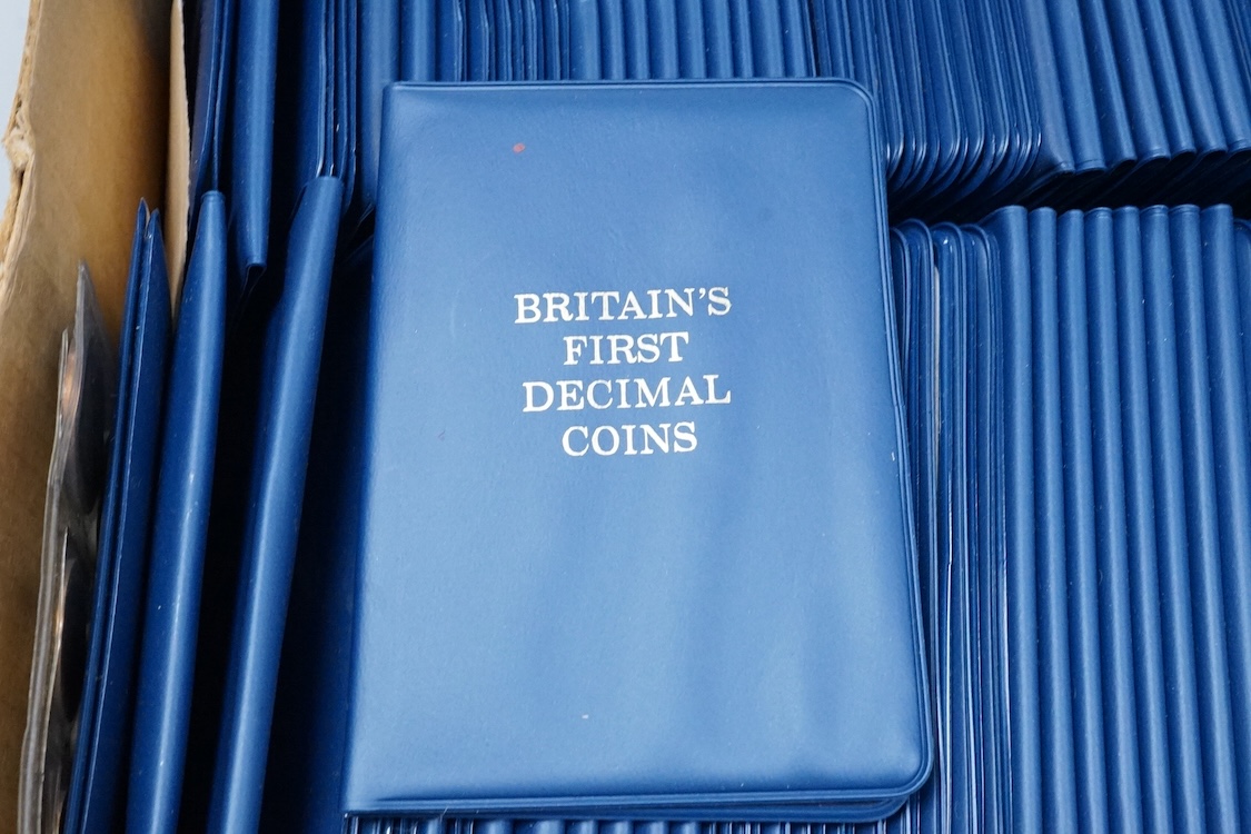 A group of modern commemorative crowns and decimal packs